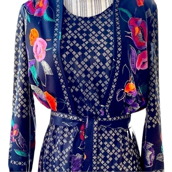 Toni petite, vintage dress and matching bolero, size LP,lightweight,machine wash - Picture 1 of 8